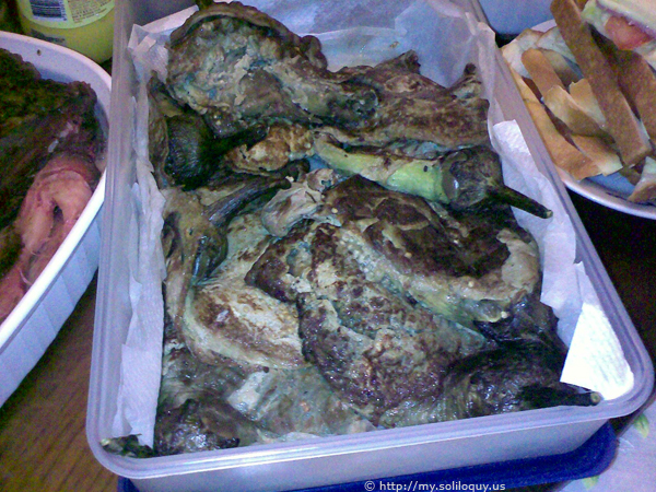 my eggplant omelette