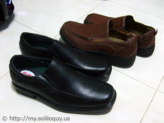 Leather shoes from Bata!