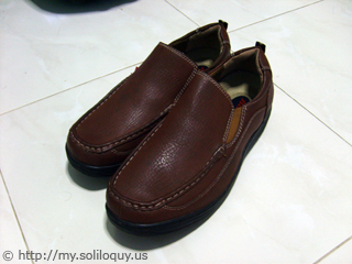 Leather shoes from Bata!