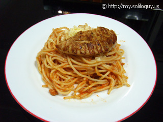 Spaghetti with Grilled Chicken!